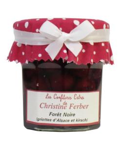 Confiture Forêt Noire aux griottes et au kirsch