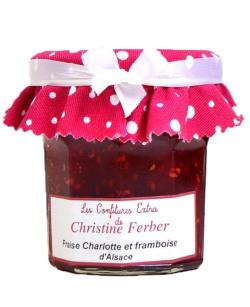 Confiture de fraises et framboises