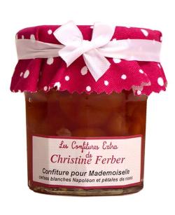 Confiture pour Mademoiselle aux cerises blanches et à la rose
