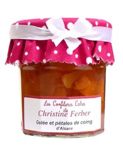 Gelée et pétales de coings