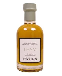 Huile d'olive aromatisée au thym