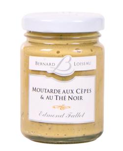 Moutarde aux cèpes et thé noir - Edélices