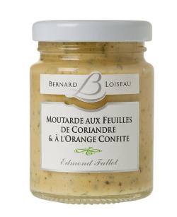 Moutarde feuilles de coriandre et orange - Edélices