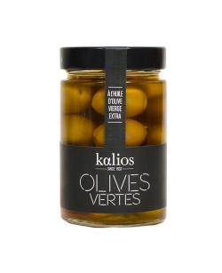 Olives vertes à l'huile d'olive vierge extra