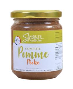 Compote pomme pêche