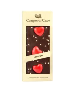 PROMO Tablette chocolat noir - Cœur EDELICES