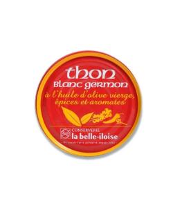 Thon blanc germon à l'huile d'olive vierge, épices et aromates