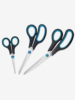 Ensemble de ciseaux lot de 3 pièces - noir-couleur argenté - 0 - Moda Vilona