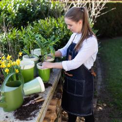 ESSCH - Tablier de jardinage en jean et cuir - Esschert Design
