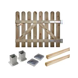 Cémonjardin - Kit portillon en bois Coquelicot H 80 cm à fixer