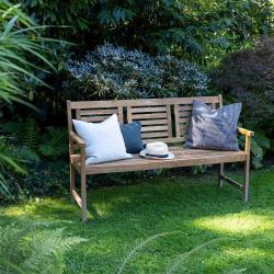 Cémonjardin - Banc de jardin 3 places en acacia Fidgi