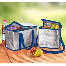 Lot de 2 sacs isothermes, bleu