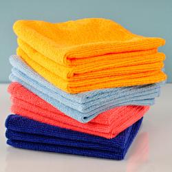Lot de 12 chiffons en microfibre