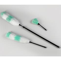 Lot de 3 plumeaux, turquoise