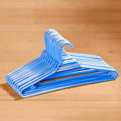 Lot de 10 cintres, bleu