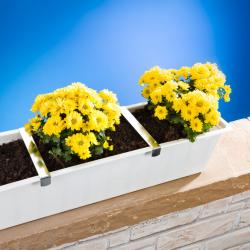 agrafes pour jardinières, lot de 4