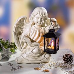 Angelot avec lanterne