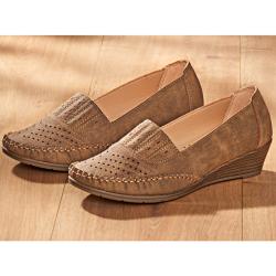 Mocassins, taupe