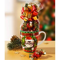 Tasse à café Chaton de Noël