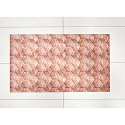 Tapis de cuisine aspect raphia 52x70
