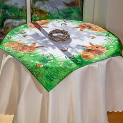Surnappe lapins 85x85cm