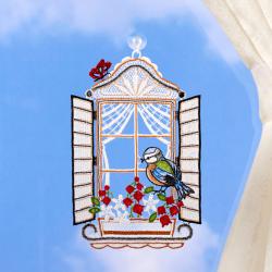 Suspension en textile Oiseau