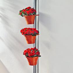 Lot de 3 jardinières