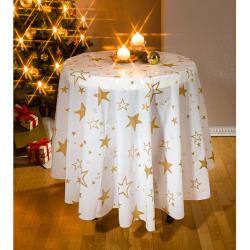 NAPPE DE NOËL 160, BLANC