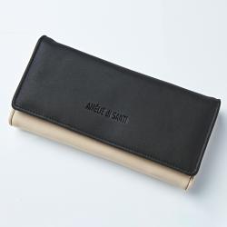 Porte-monnaie Amélie di Santi, noir/beige