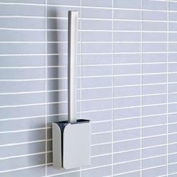 Brosse pour WC avec support, blanc Clarsen