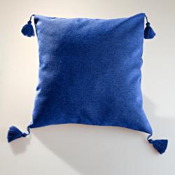 Housse de coussin, bleu