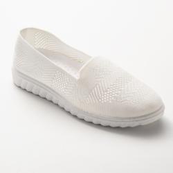 Mocassins, blanc