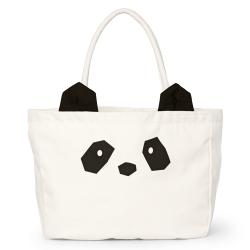 Tote Bag Panda Alberte sac en toile - Crème de la crème - Liewood