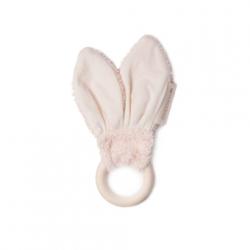 Anneau de dentition lapin So Cute - Rose pâle Nobodinoz