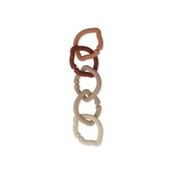 Set de 5 Anneaux Citrons - Rose - Konges Slojd