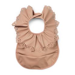 Bavoir Dentelle - Vieux rose - Elodie Details