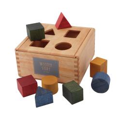 Boîte à formes rainbow - Wooden Story