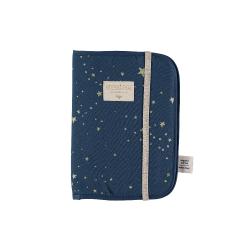 Protège carnet de santé A5 Poema stella Elements - Bleu marine - Nobodinoz