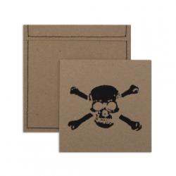 6 cartes invitation Pirate Numéro 74