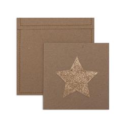 6 cartes invitation Etoile - Numéro 74