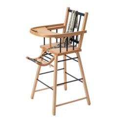 Chaise Haute André - Anthracite Combelle