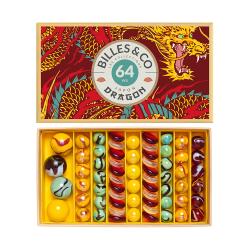 Coffret de 64 Billes Dragon - Yuzu - Billes and Co