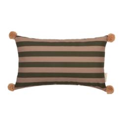 Coussin Majestic Rectangulaire - Vert olive Nobodinoz