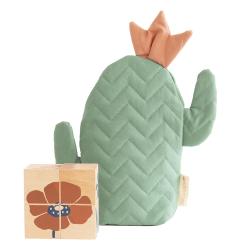 4 cubes en bois Plantes - Nobodinoz