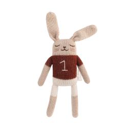 Doudou Lapin en maillot - Sienne - Main Sauvage