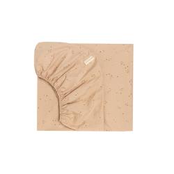 Drap housse Bébé Tibet Willow - Dune - Nobodinoz