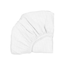 Drap housse Papuche pour berceau Kumi - Blanc - Charlie Crane