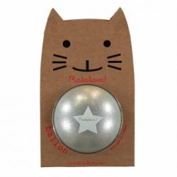 Ballon à paillettes 25 cm - Argent Ratatam
