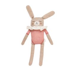 Grand doudou Lapin Maillot - Rose - Main Sauvage