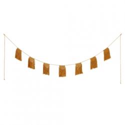 Guirlande en macramé - Or Numéro 74
